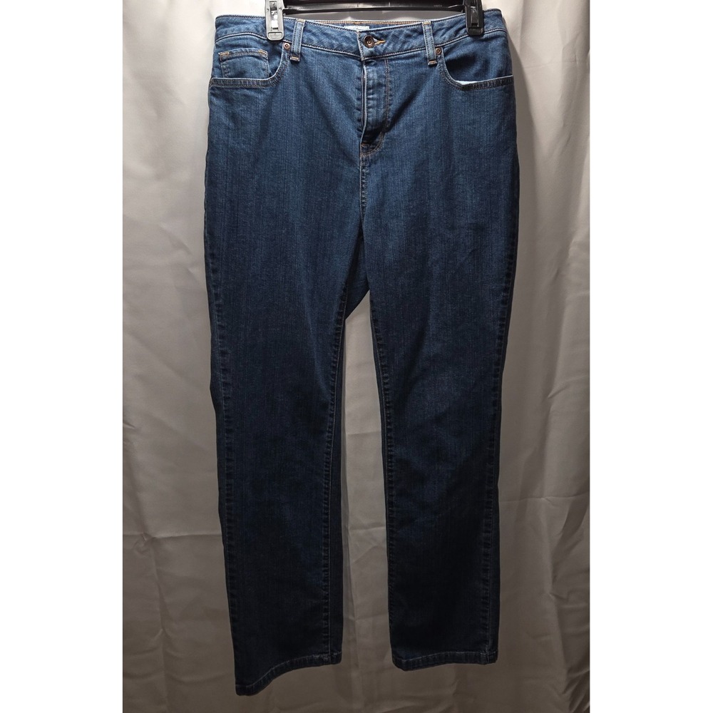 Women's LL Bean Classic Denim Fit Jeans Size 12 90's Preppy